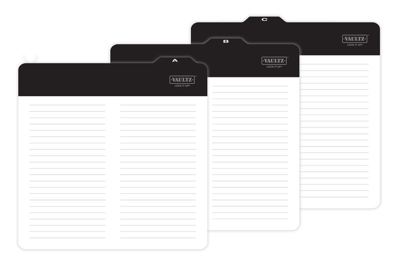 Vaultz Vinyl Record Storage Dividers A-Z - 26 Record Holder Organizer Guides - Alphabetical Vinyl LP Dividers for Album Crate, Collection Library Bin, Black - Image 2